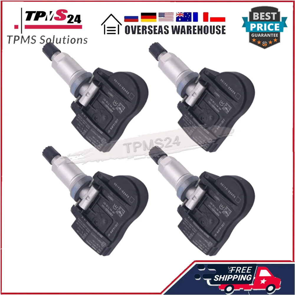 4PCS Ÿ̾ з  52933-D4100 TPMS 2017 2018 2019 KIA Optima Sportage Sorento Genesis Ioniq 52933D4100 52933-D9100
