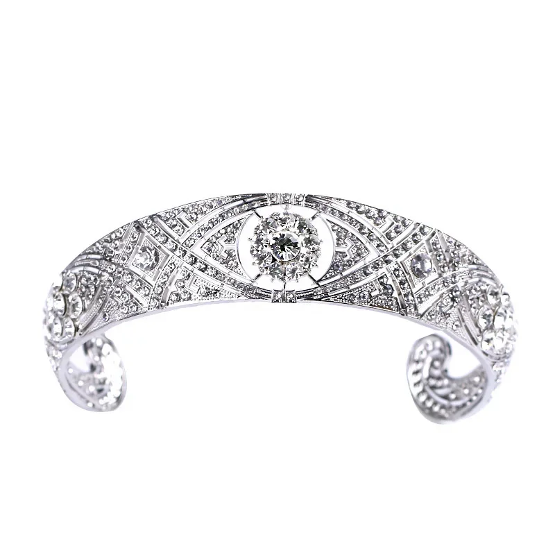 Luxury Crystal Tiaras And Crowns For Women Bride Rhinestone Prom Diadem Crown Bridal Wedding Hair Accessories Jewelry Crown Gift