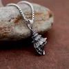 Unique Stainless Steel Seashells Conch Pendant Necklace Punk Sea Shell Necklace For Men Women Fashion Beach Surfing Jewelry Gift 2