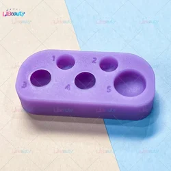 Libeauty Multi-Function Silicone Beauty Tool for Lash and Brow Enhancements (Rectangle-Purple)