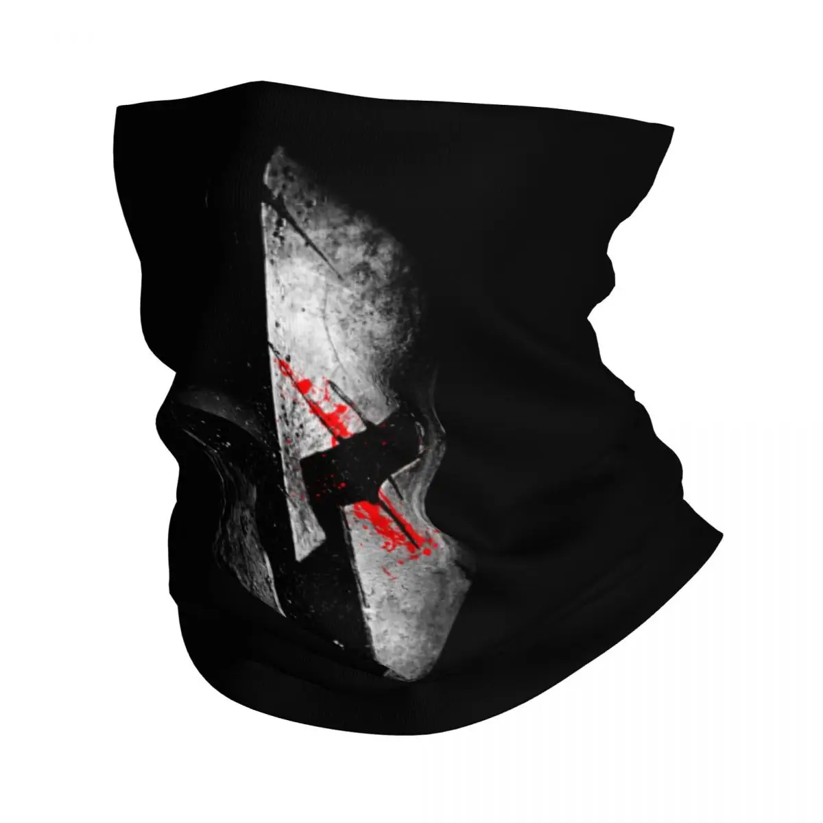 

Sparta Skull Spartan Helmet Bandana Neck Gaiter for Ski Camping Women Men Wrap Scarf Balaclava Warmer