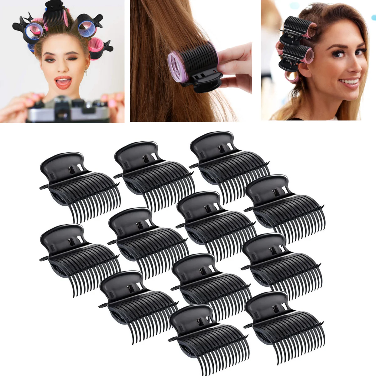 Hairdresser Supplies Hairdressing Equipment Hair Roller Clips Hair Curler Clamps Hair Color Clips
