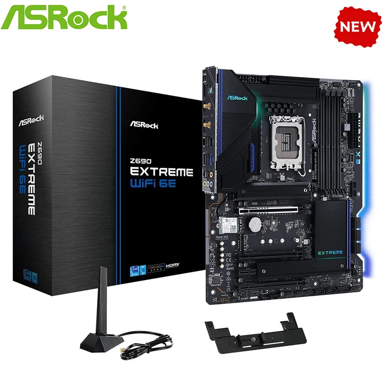 

Новый Z690A для ASROCK Z690 Extreme WiFi 6E DDR4 оригинальный рабочий стол для Intel Z690 материнская плата LGA 1700 поддержка 12900KF 12700K