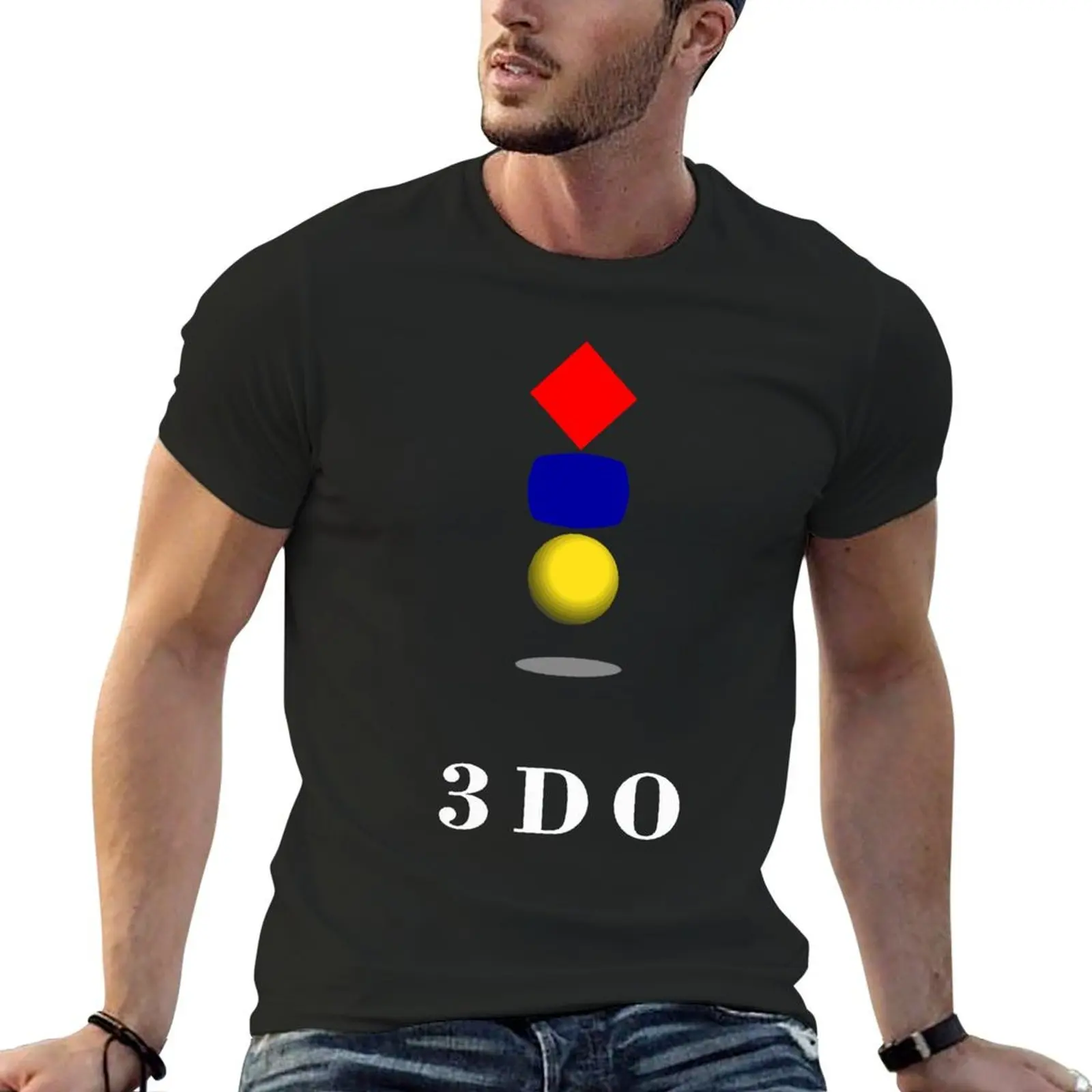 

3DO company logo T-Shirt anime rapper graphic tees T-shirt men