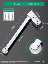 Heavy - Duty Automatic Spring Door Closer - Adjustable, Soft - Close, Fireproof Aluminum Alloy Design (Beige)