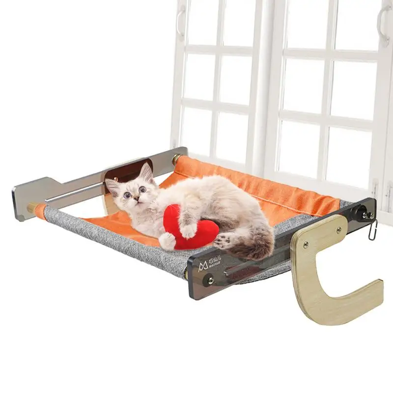 

Cat Hammock For Window Cat Window Perch Large Cat Hammocks Bed For Indoor Cats Pet Resting Seat Safety Holds Large Cats