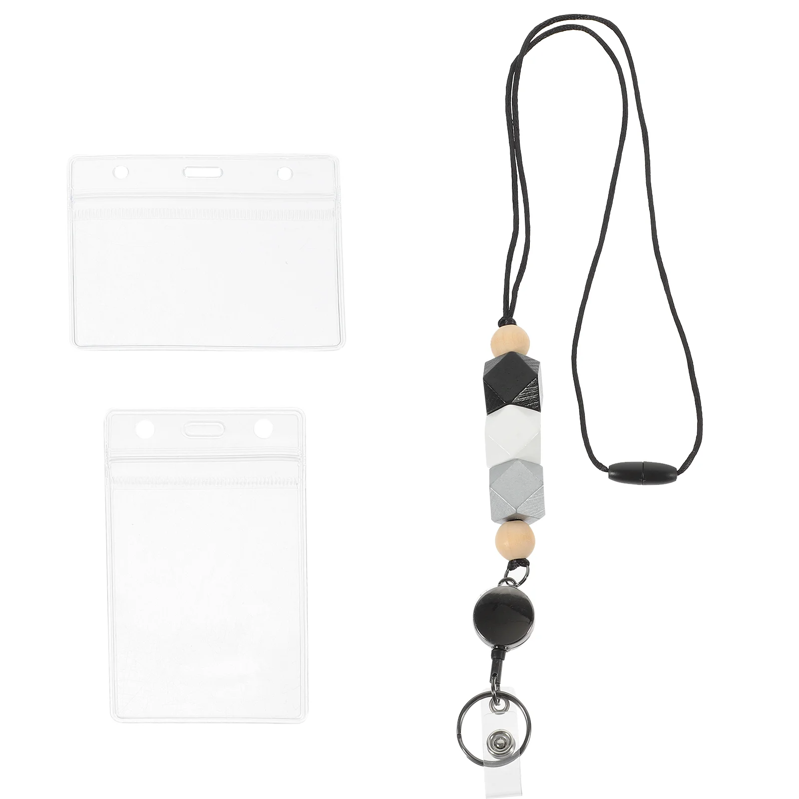 

Выдвижной Держатель для удостоверения личности, с ремешком на шею