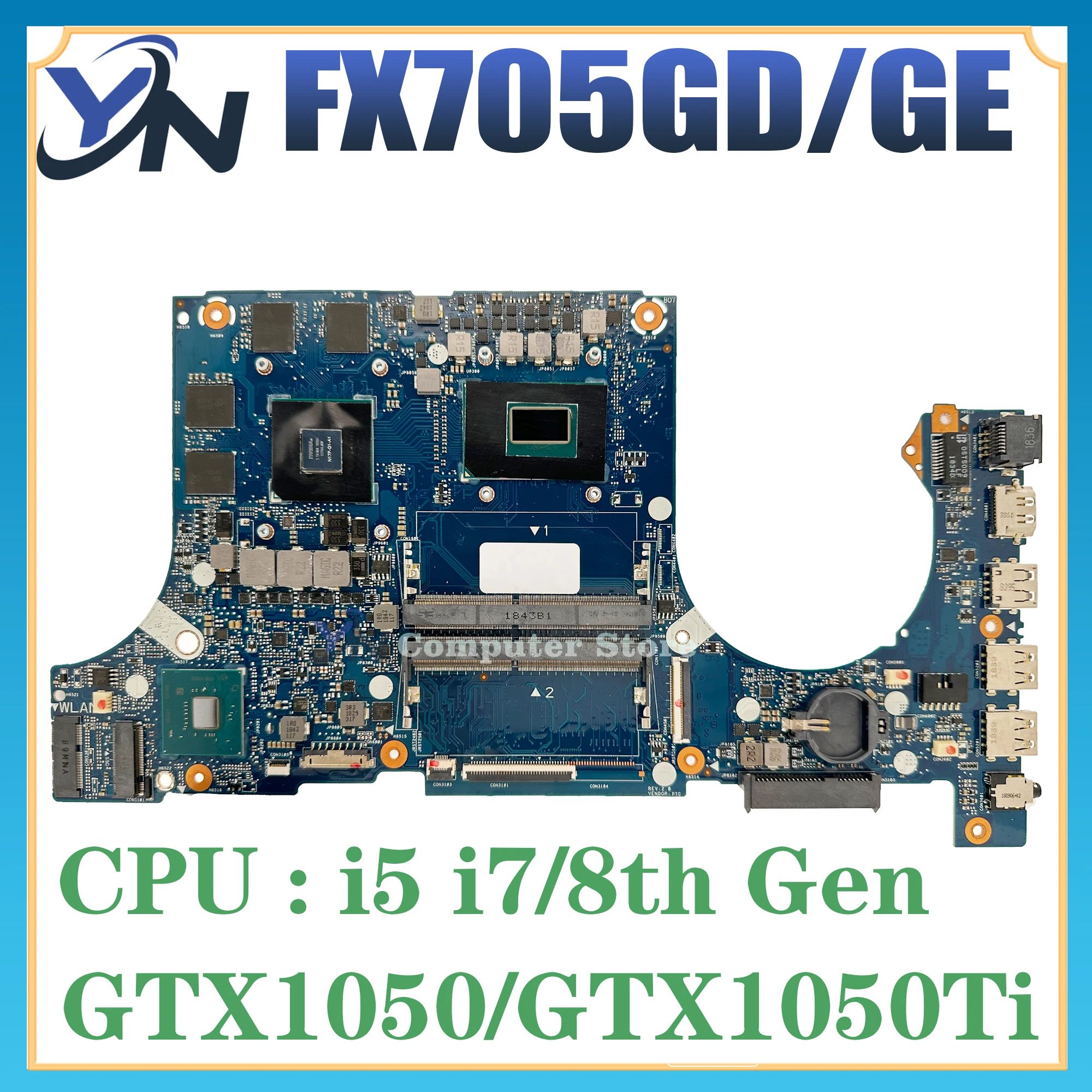 Рисунок 2 - Материнская плата FX505GD для ноутбуков ASUS FX705