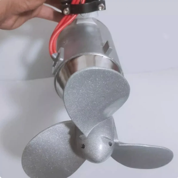 12-24V high-power electric outboard motor, brushless underwater thruster, paddle thruster, waterproof motor