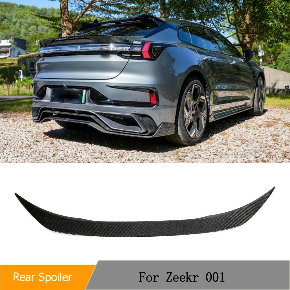 

Car Rear Racing Spoiler Trunk Tail Rear Wing Carbon Fiber Spoiler For ZEEKR 001 2021-2023 EV MC Sport Wing Zeekr Car Accessories