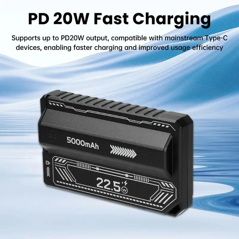 21700 파워 뱅크 케이스 무납땜 DIY 충전기, PD 20W 고속 충전 USB-C 배터리 박스 5000mAh 충전기 키트 휴대용 파워 뱅크 케이스