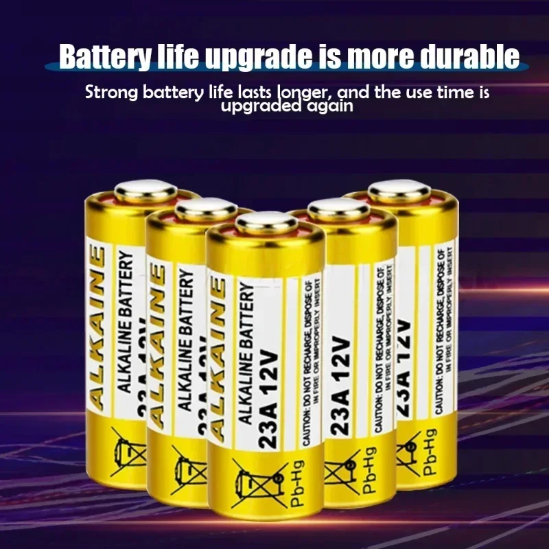 High-Performance 12V Battery for Remote Controls, Car Keys, Doorbells, and Garage Openers