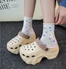 Women's Platform Clogs Summer Chunk Slippers 2025 Comfortable Slip On Wedge Sandals Woman Fashion Thick Sole Garden Shoes Ladies 2