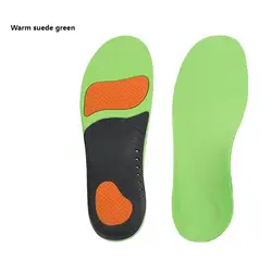 Comfortable Orthopedic Insoles with Arch Support for Plantar Fasciitis and Sports (Suede green)