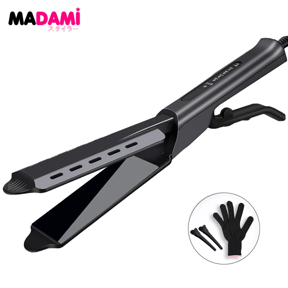 

Hair Straightener 240℃ Fast Heating Straightening Irons Thin Plate Professional Flat Iron Dual Voltage Hair Styling Tools