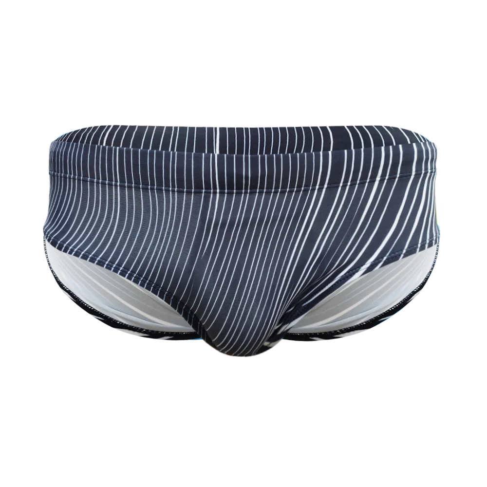 UXH Men's Swim Briefs beach pants Surfing bathing suit Low-waist Sexy Surfboard strips Swimwear Pad Push-up Swimming_voghion.com