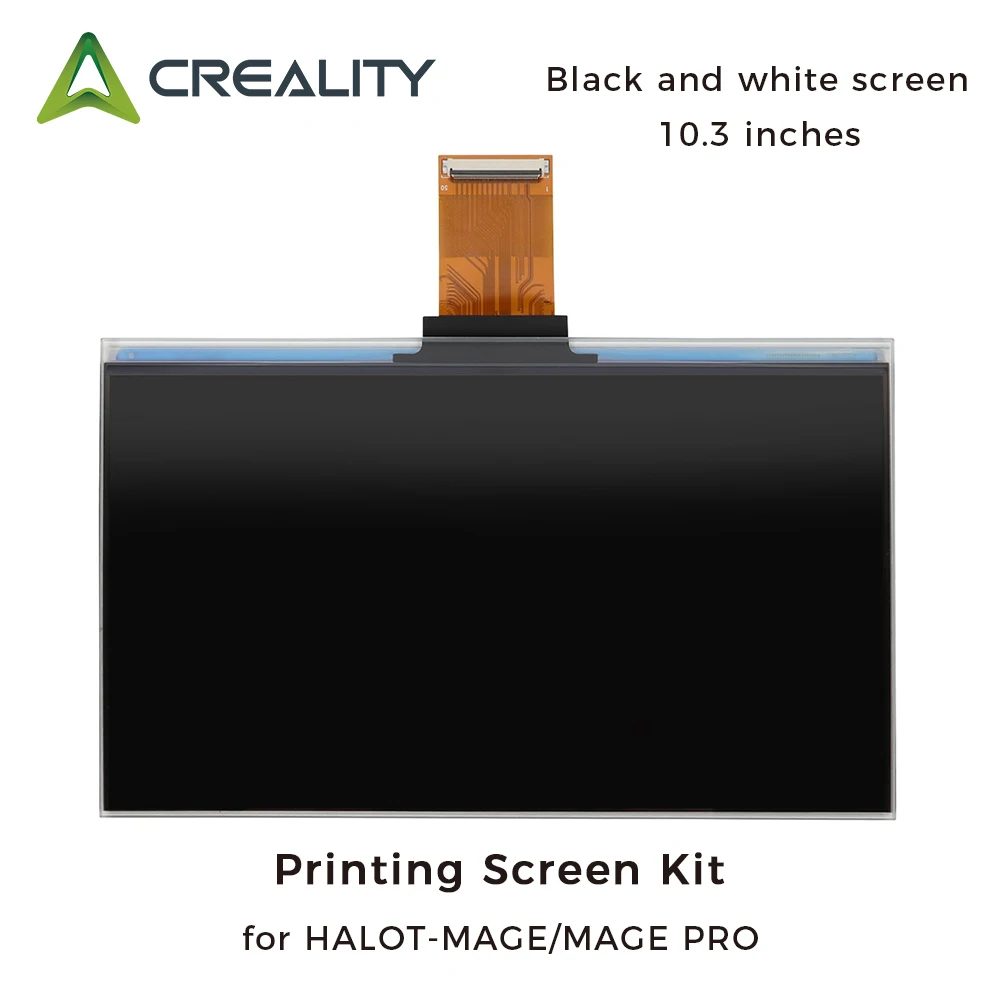 

Pre-order Creality HALOT-MAGE/MAGE PRO Printing Screen Kit Black and White Screen 10.3 Inches Original Printer Accessories