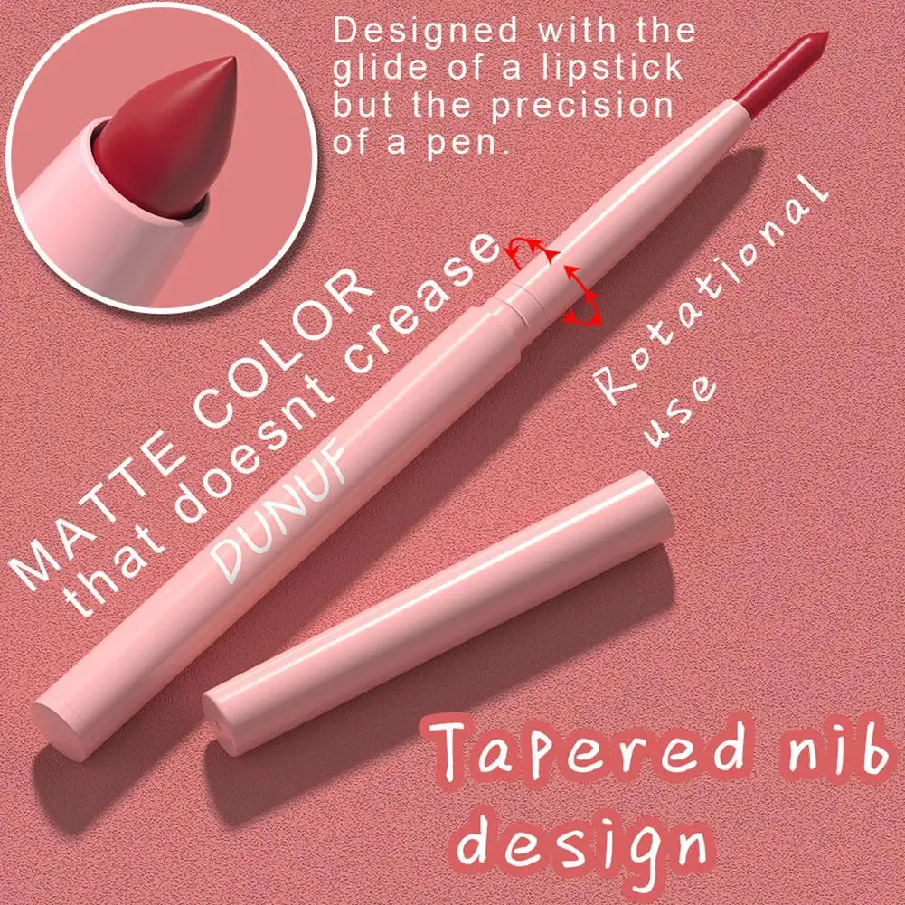Kit 6 Matite Labbra e Rossetti Impermeabili Nude Marrone Non Appiccicoso Trucco Naturale Regalo Perfetto Liscio Rosso Rosa Lunga Durata 2026 - immagine 6