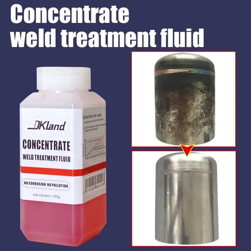 Stainless steel consumables Bead Treatment Equipment Electrolytic Polishing Liquid Argon ARC welding black spot weld cleaning