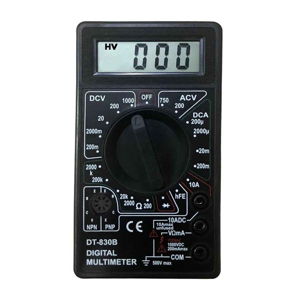 Description Picture 4 of itemDigital Multimeter Handheld Digital Display Multimeter Ammeter Voltmeter Electrical Instruments and Meters