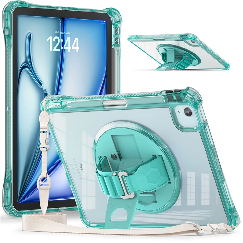 Universal Protective Tablet Case with Hand Strap for iPad and Large Tablets