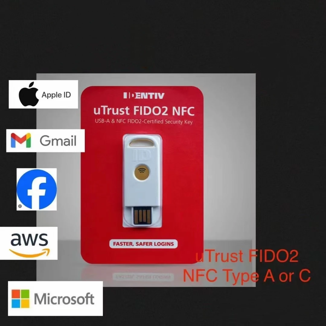 Fido U2f 보안 키, 2 단계 인증 (2FA) 보안 키, USB-A 또는 NFC로 연결, 온라인 계정 보호 - AliExpress