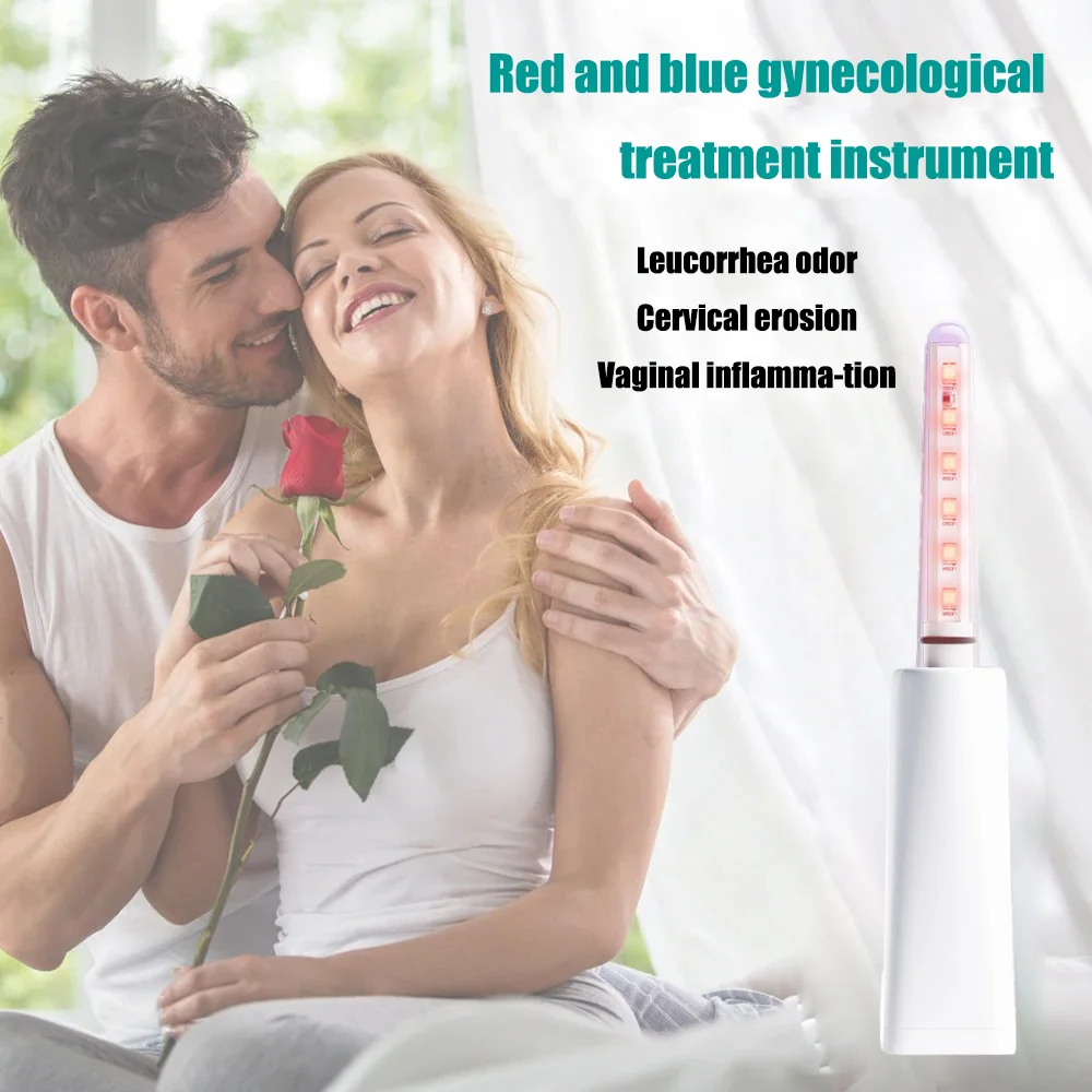 Wireless Vaginal Massager for Pelvic Inflammation Therapy Device Red Blue Light for Vaginitis Female Vaginal Tightening Device 5