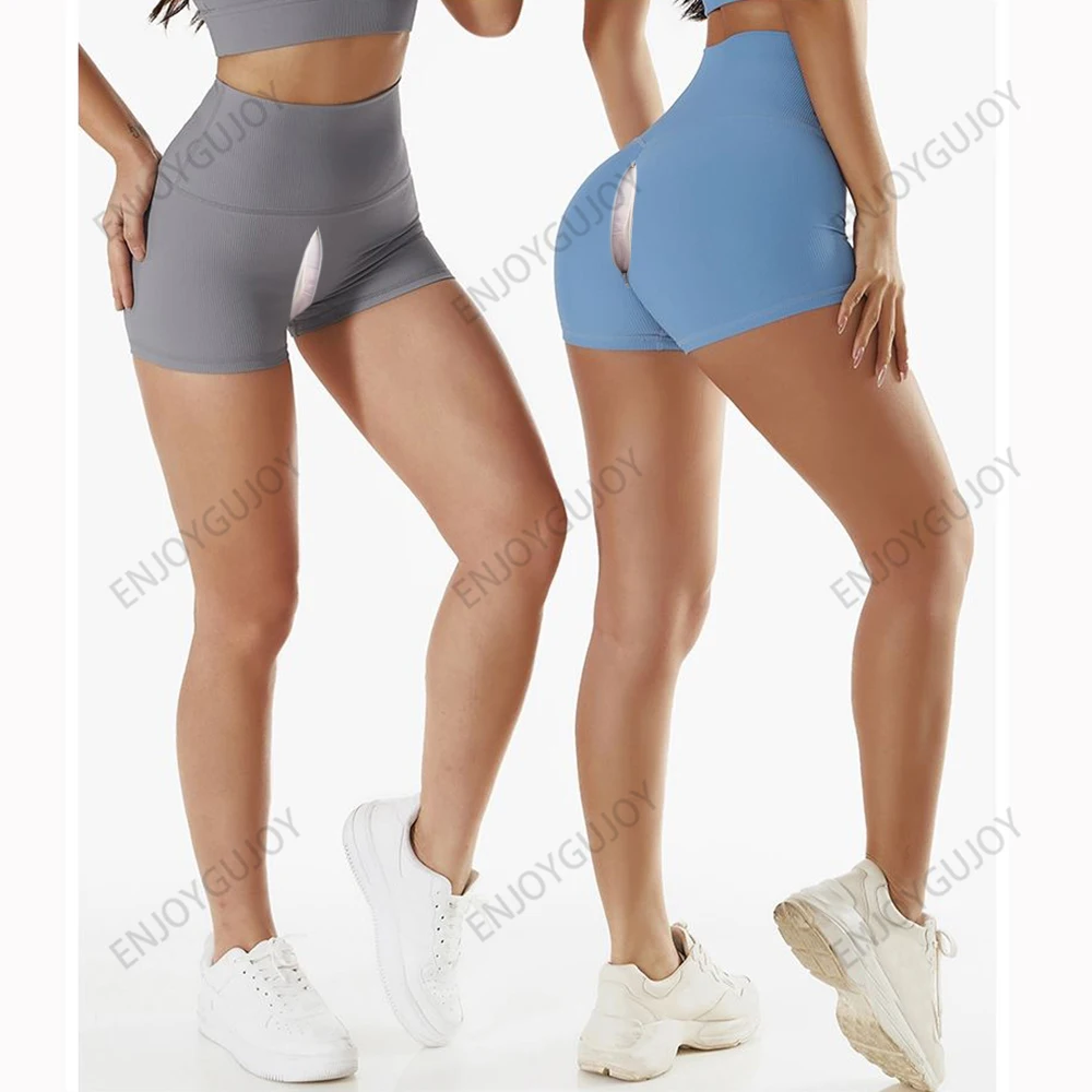 short-de-fitness-taille-haute-pour-femme-entrejambe-ouvert-invisible-pantalon-de-yoga-leggings-ajustes-levage-de-la-hanche-sports-sexuels-en-plein-air