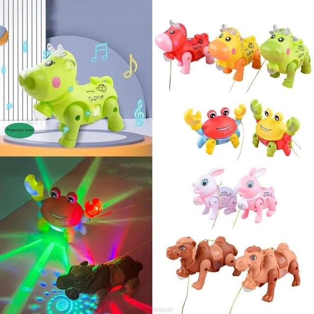 Enfants Interactive Walking Crocodile Et Musique Glowing enfants jouet  éducatif