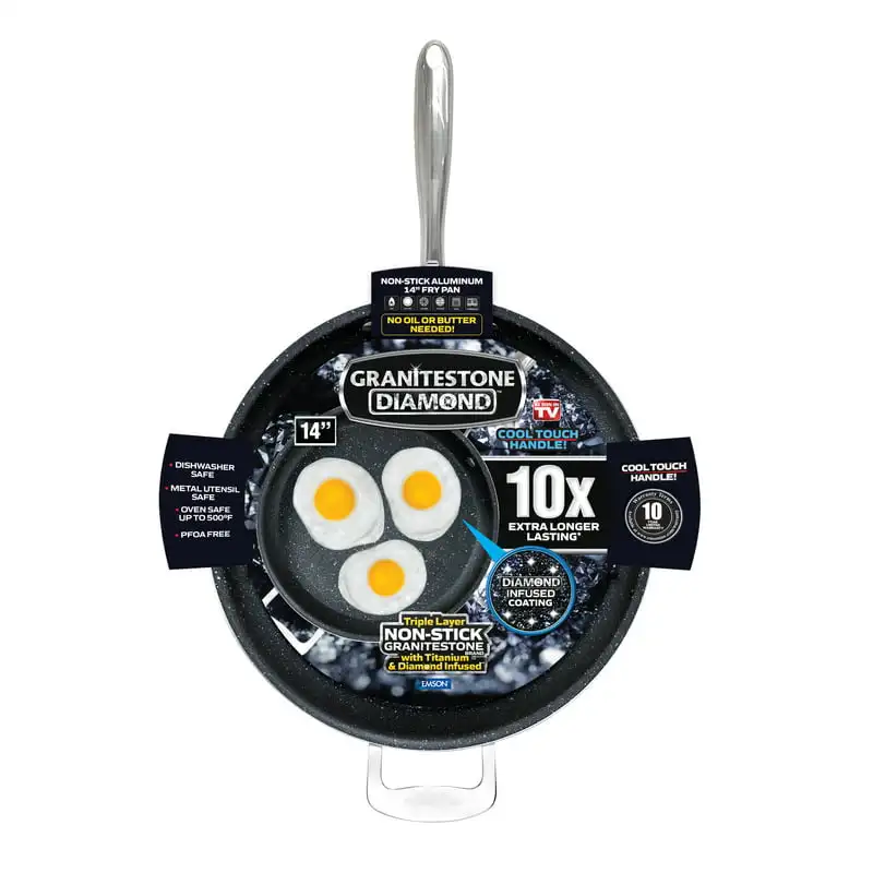 

inch XL Family Size Frying Pan with Helper Handle