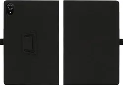 Premium PU Leather Tablet Cover with Stylus Pen Loop Holder for Doogee U10 (Black)