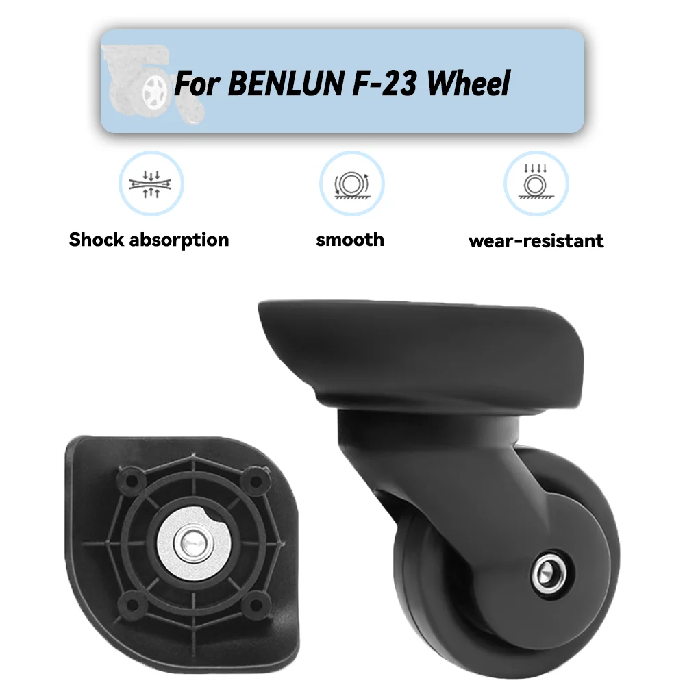 For BENLUN F-23 Universal Wheel Replacement Suitcase Rotating Smooth Silent Shock Absorbing Wheel Accessories Wheels Casters