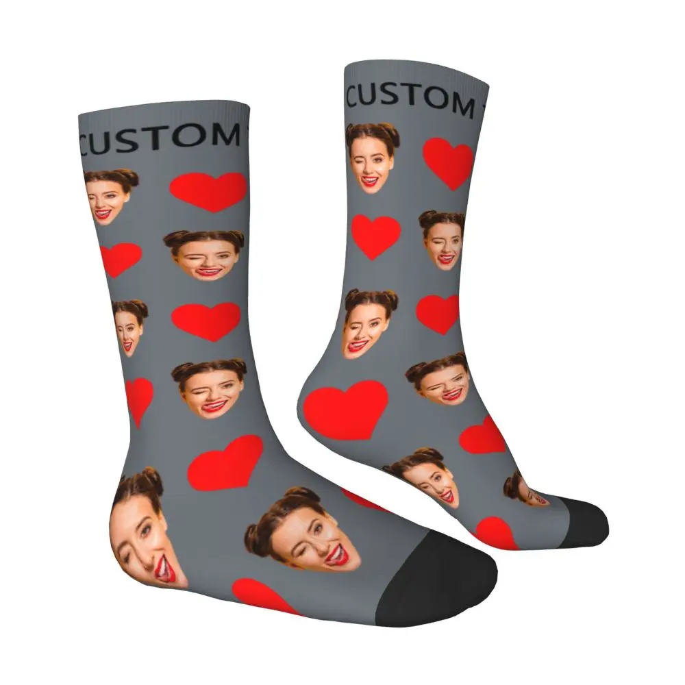 Personal Custom Avatar Printed Socks Cozy Sport Middle Tube Socks Cotton for Unisex Birthday Present 26 S344d236989a3417da851cbe498ed25cbK
