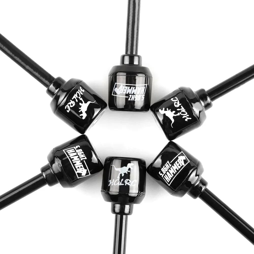 HGLRC 5.8G Long Range FPV Transmitter receiver Antenna RHCP LHCP SMA IPX MMCX 2.5dBi 150mm for RC Racing Drones Accessories
