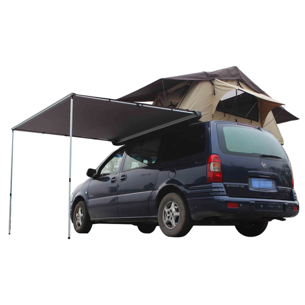 

Single layer 4x4 car side aluminum camper van awning for outdoor