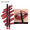 Waterproof Matte Lipliner Pencil Red Contour Tint Lipstick Long Lasting Non-stick Cup Moisturising Lips Makeup 12 Colors 5