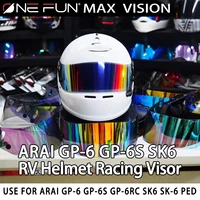 For arai gp6 sk6 ped Visor gp6s Lens GP-6 GP-6S GP-6RC SK-6 Helmet Visor Lens shield Mask Windshield Helmet Accessories anti 2