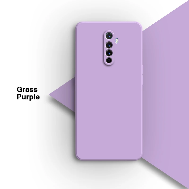 Vibrant Candy Color Liquid Silicone Soft Phone Case - Original Back Cover
