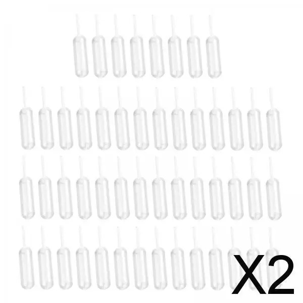 

2x50 штук одноразовые пипетки, переносные пипетки для украшения фотографий