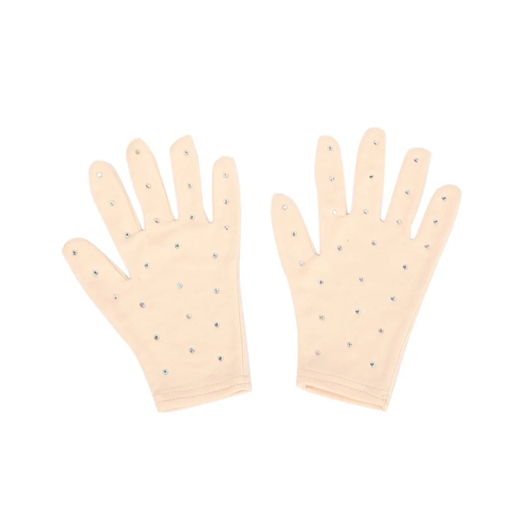 Cycling Gloves Sunscreen Gloves Sports Gloves Fashion Figure Skating Wrist Gloves Skin Friendly Sunscreen Mittens Crystal Gloves for Adult Cycling S/M/L