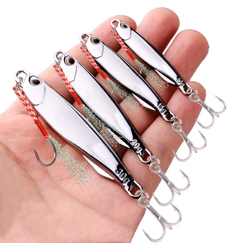 INEOUT 6 Pièces/lot Gabarits en Métal Leurres 7g 10g 15g 20g