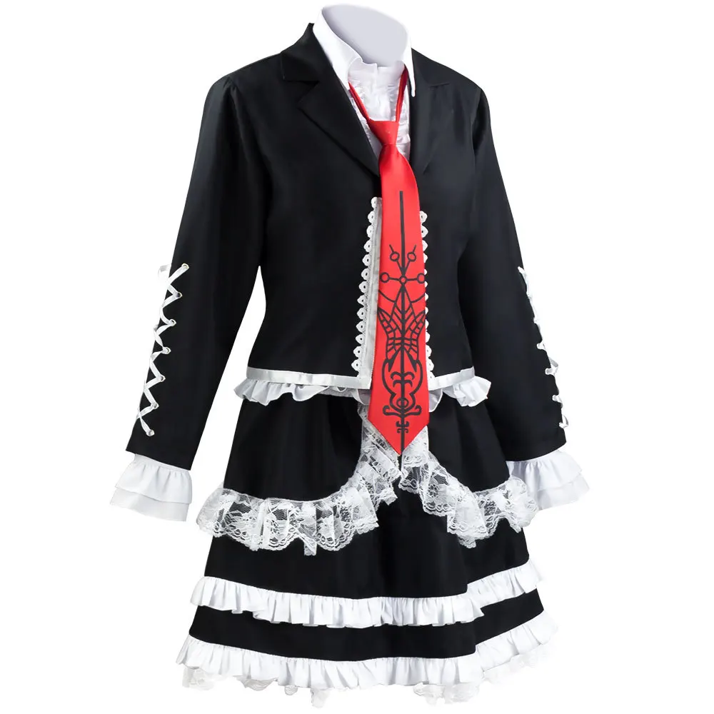 Costume Cosplay Dangaronpa Celestia Ludenberg, Set Completo Gotico Lolita per Donne, Halloween - immagine 3