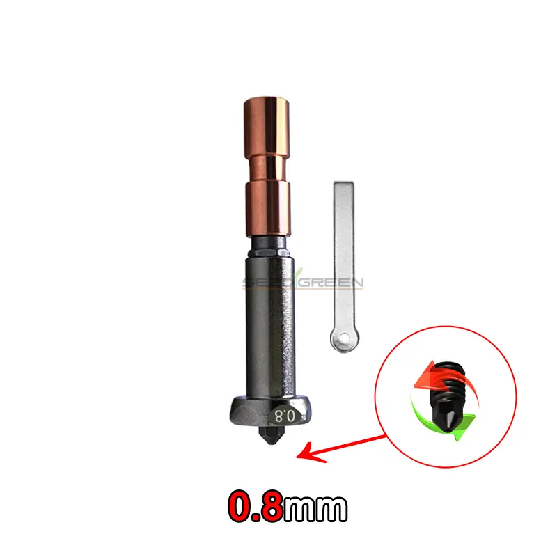 Newly Upgraded Nozzle For Anycubic Kobra 3 Max throat Kobra 3 Max Combo Nozzle 0.4mm 0.6mm 0.8mm Fast Heating image 18