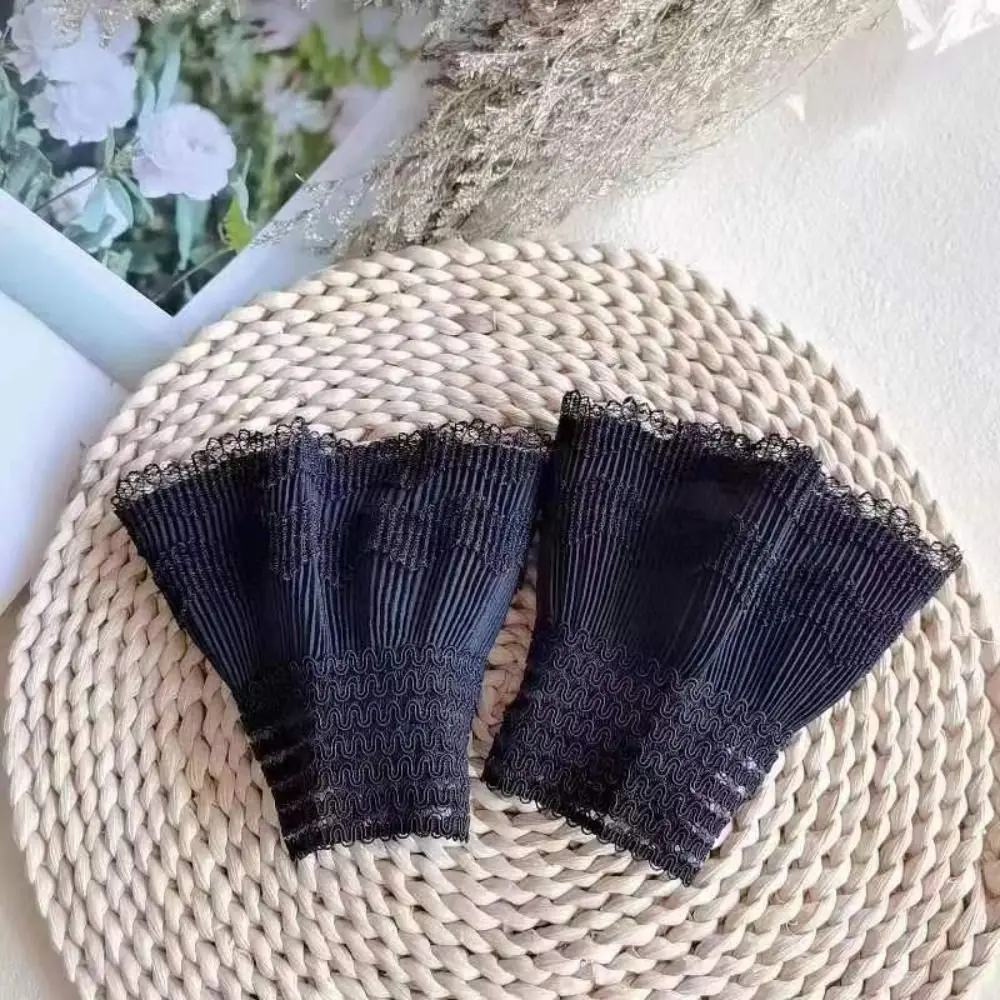 Lace garment accessories 1Pair Sweater Decorative Scar Cover Arm Cover Lace Cuffs Detachable Sleeve Cuffs Fake Sleeve Ruffles Elbow