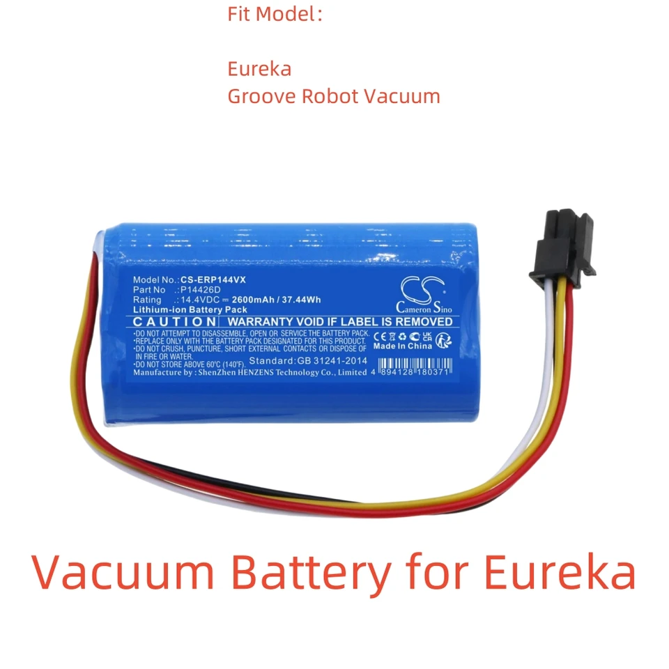 vhbw Batterie compatible avec Eureka I5 robot électroménager (2600mAh