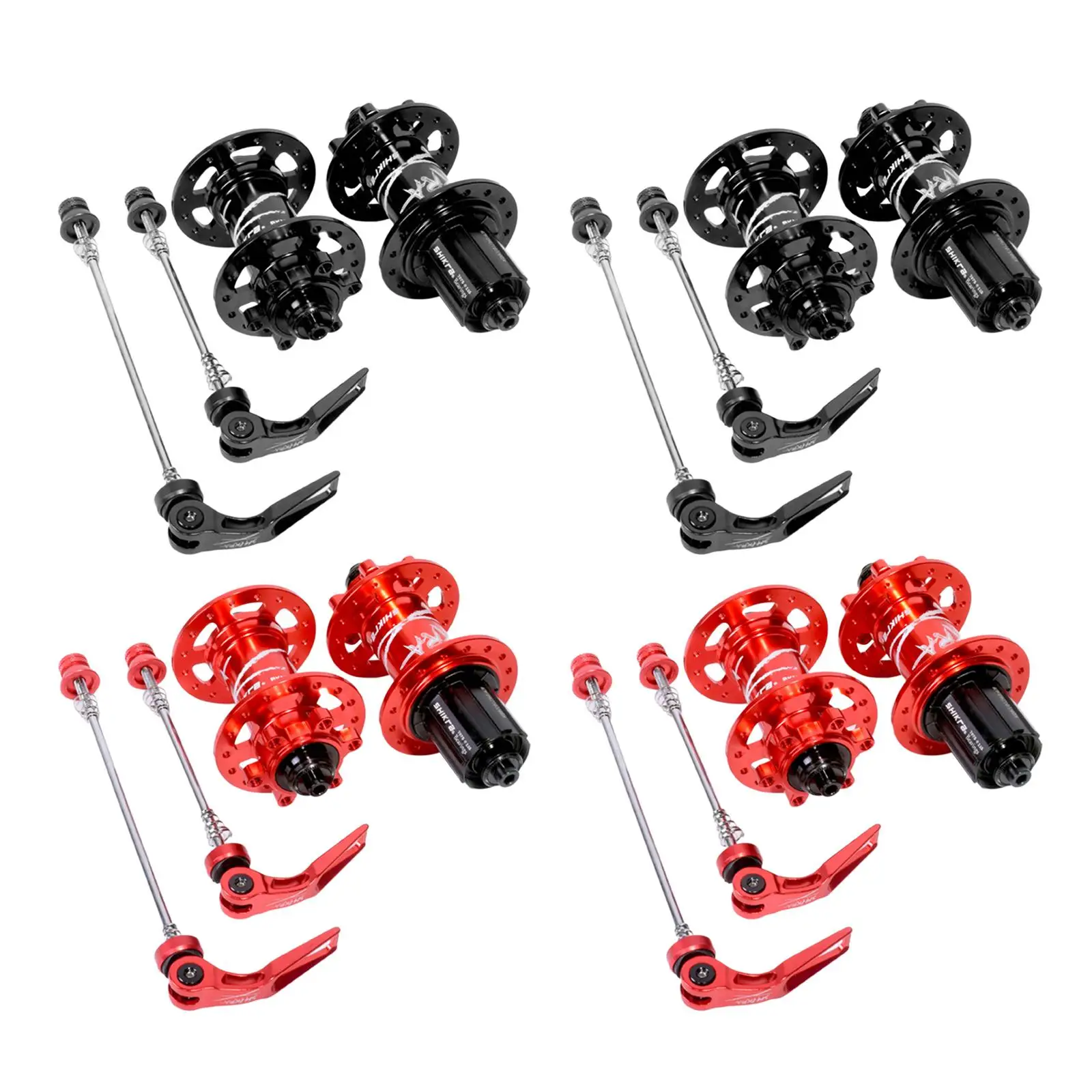 Mtb Hub 4 Sealed Bearing Hub 32 / 36 Holes Mountain Bike Hub Disc Brake