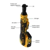 Dewalt Electric Ratchet Wrench DCF512 20V Battery Cordless Driver DCF512 Removal Screw Nut 3/8" Driver Power Tools Impact wrench 6