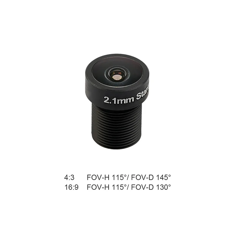 Objectif Caméra FPV Foxeer M8/M12 2.1mm Grand Angle pour Drone