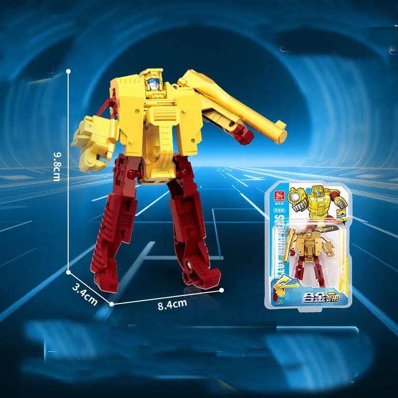 5 in 1 Deformation Gun Robot Figure Desert Eagle M712 M500