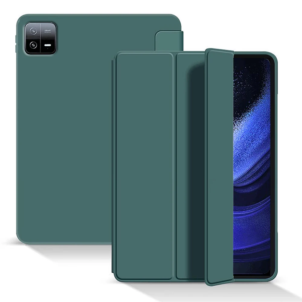 Trifold Stand Smart Cover with Soft TPU Back and Auto Wake/Sleep Function
